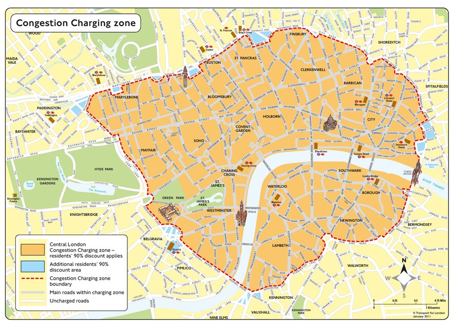 London Van Scrappage Scheme Vauxhall   Ulez Congestion Charge Zone Map 